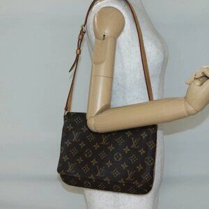LOUIS VUITTON Monogram Musette Tango Short Strap Bag M51257 LV Auth 141536